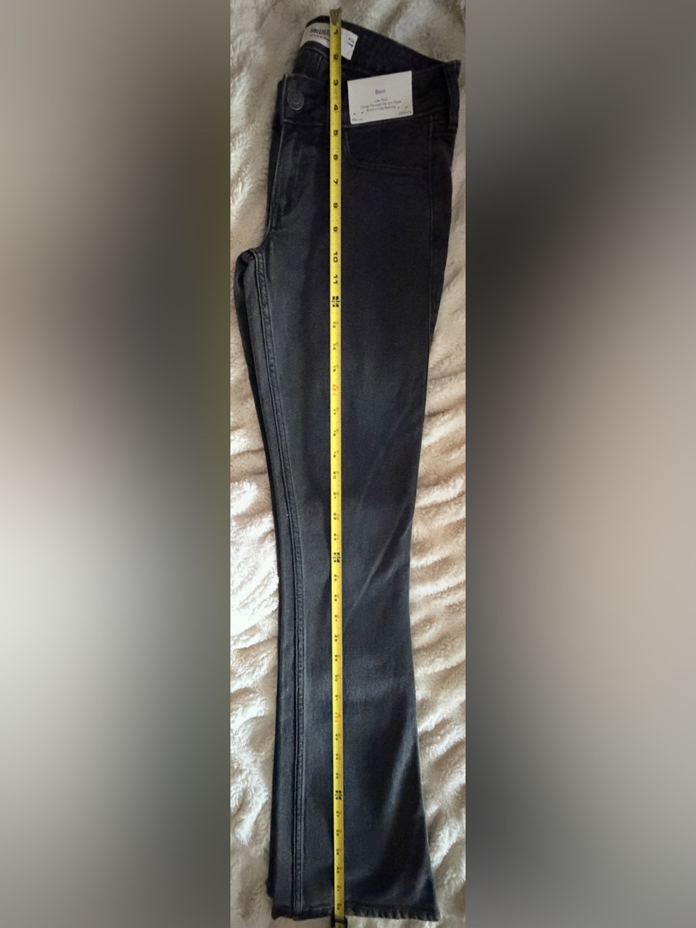 Hollister Low-Rise Bootcut Jeans Washed Black W24 (US 00) Long NWT* - Picture 5 of 5